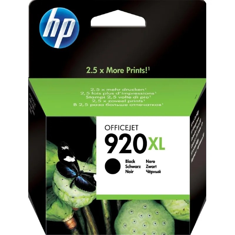 Картридж струйный HP 920XL CD975AE чер. пов.емк. для OJ 6000