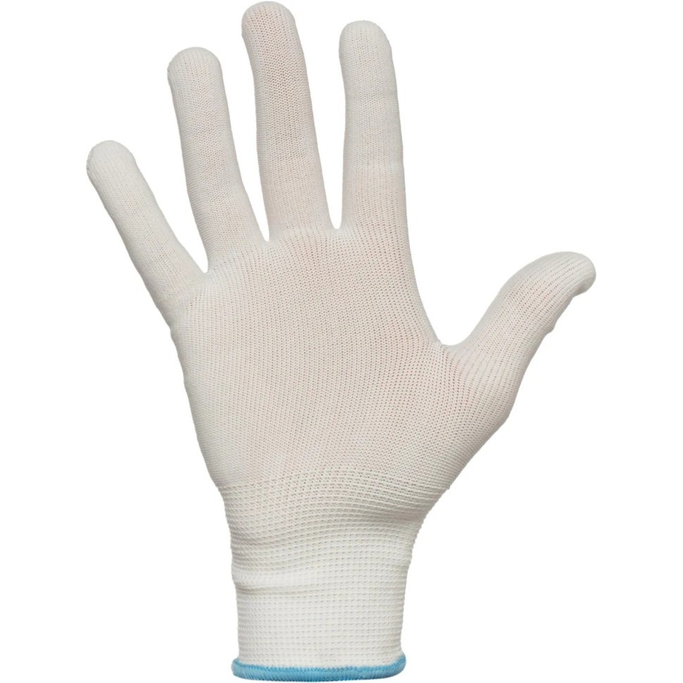 Перчатки защитные TOPFORT нейлоновые белые р. 9 (L)