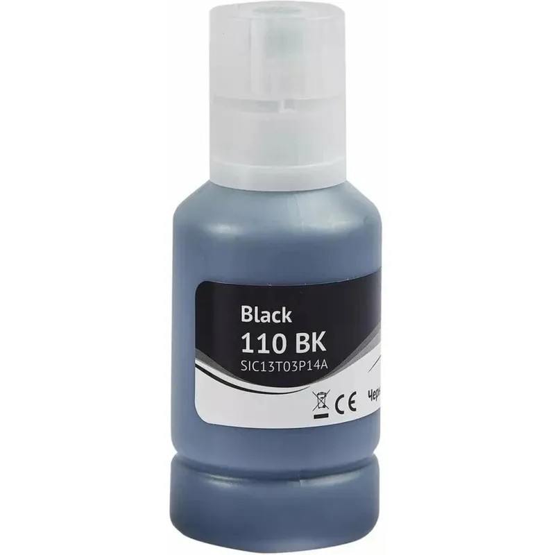 Чернила Sakura SIC13T03P14A 110 BK для Epson EcoTank черн 127 мл,6000к (ЛМ)