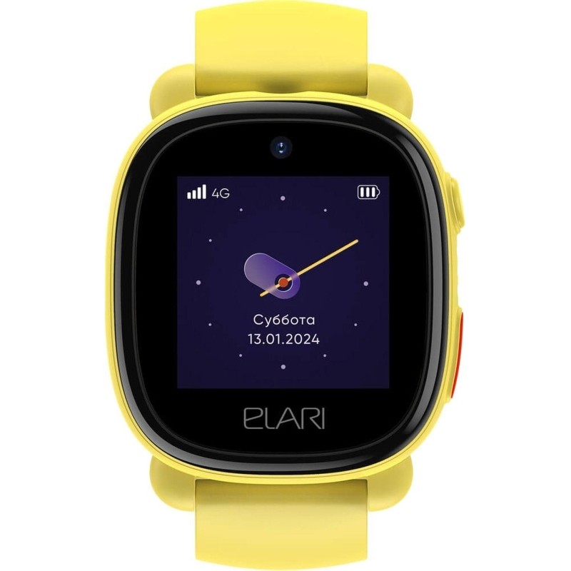 Смарт-часы Elari 4G Lite детские-желтые