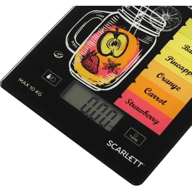 Весы Scarlett SC-KS57P77,настольные, 10 кг, смузи