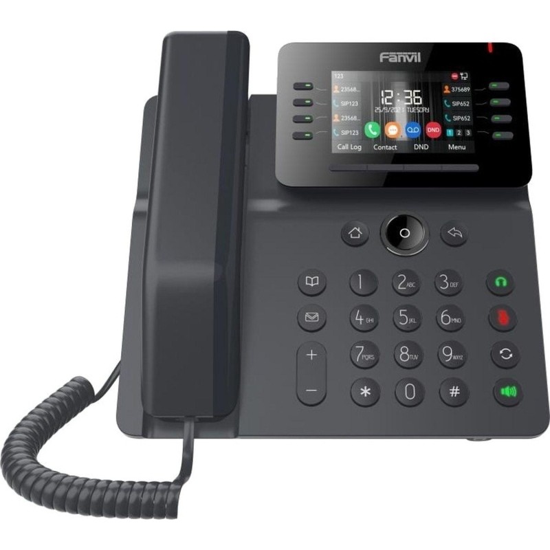 IP-телефон Fanvil V64 Enterprise, 12 SIP, 3.5&#039; color LCD, Opus+IPV6
