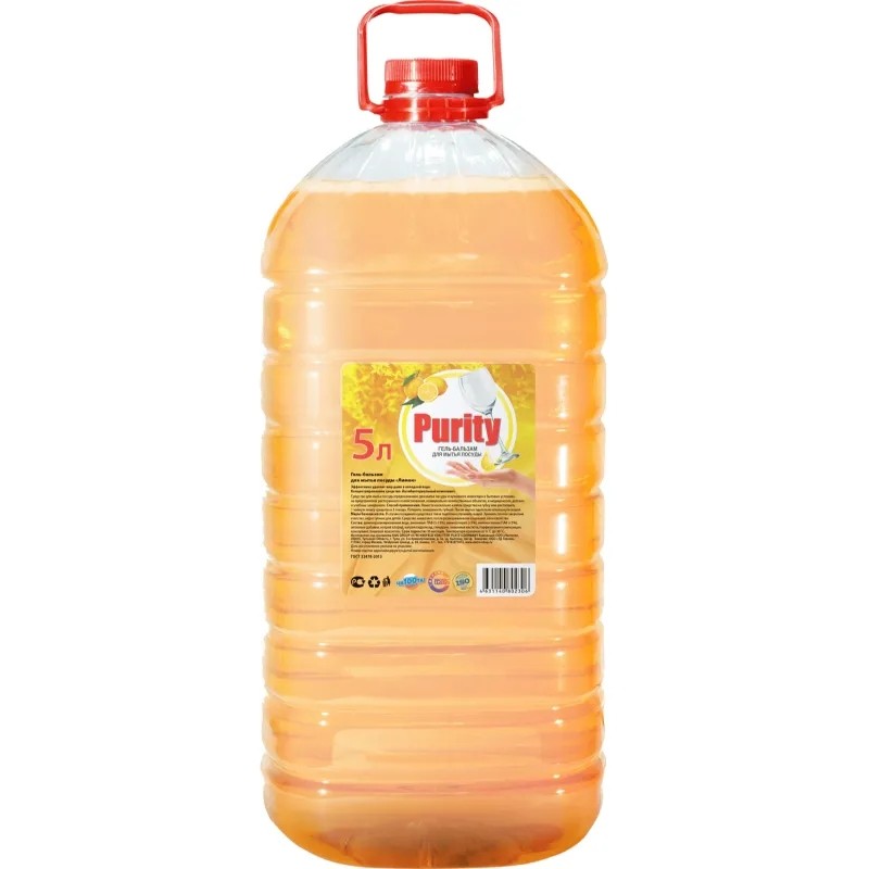 Средство для мытья посуды Чи100та Purity Лимон гель 5 л
