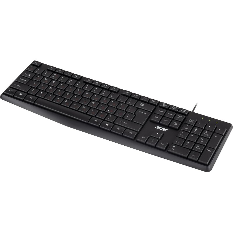 Клавиатура Acer OKW121 черный USB (ZL.KBDEE.00B)
