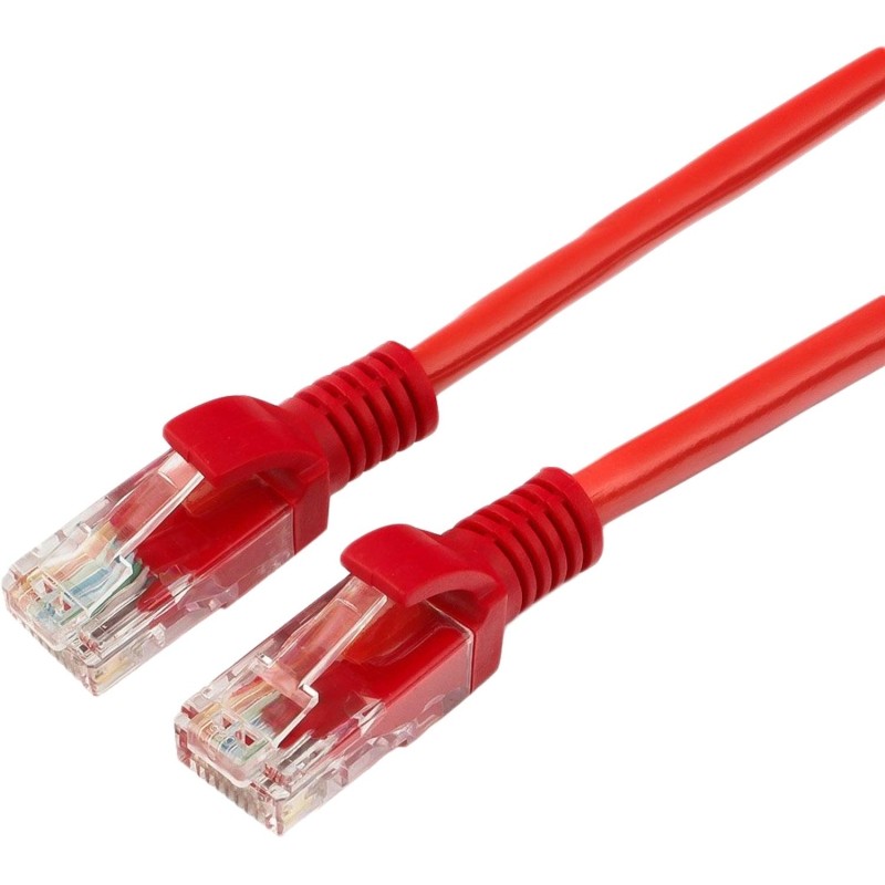 Патч-корд UTP Cablexpert PP12-1M/R кат.5e, 1м, красный