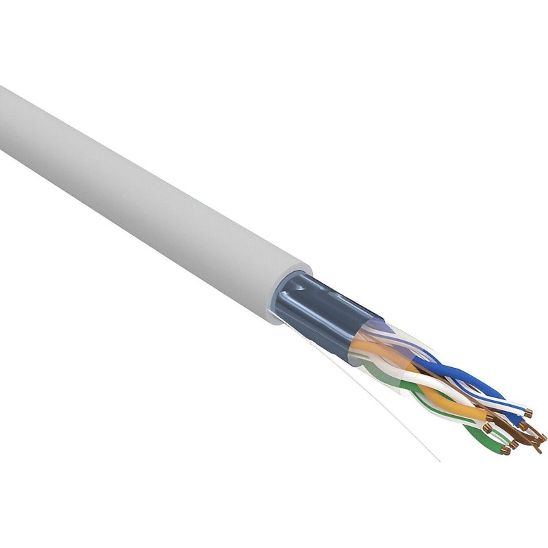 Кабель REXANT (02-0025) F/UTPCAT 5e,PVC,4х2х0,52мм,24AWG,INDOOR,SOLID,305м