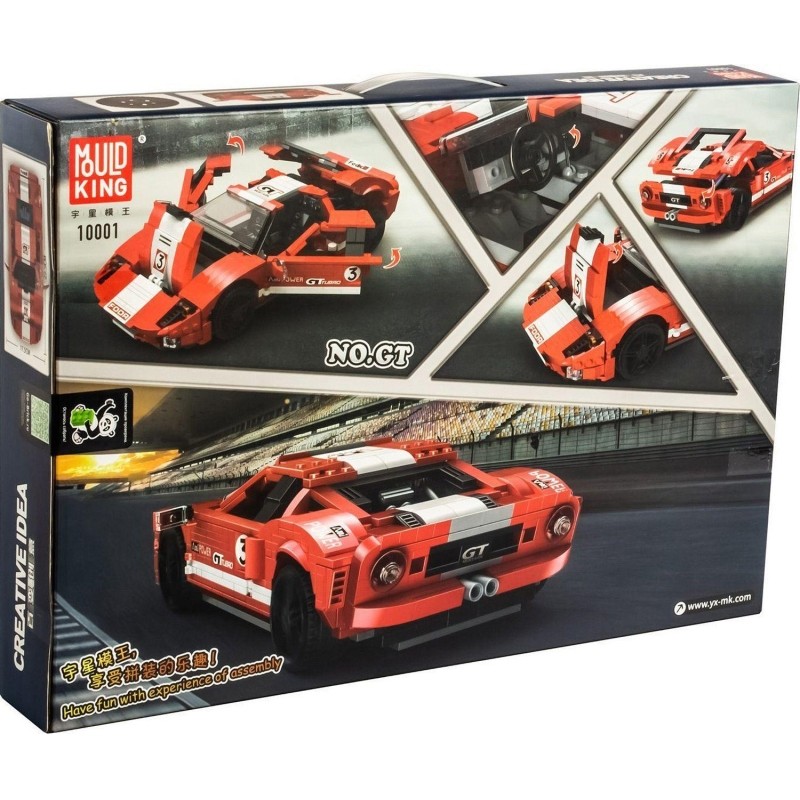 Конструктор Mould King 10001, спортивная машина GT, 928 деталей