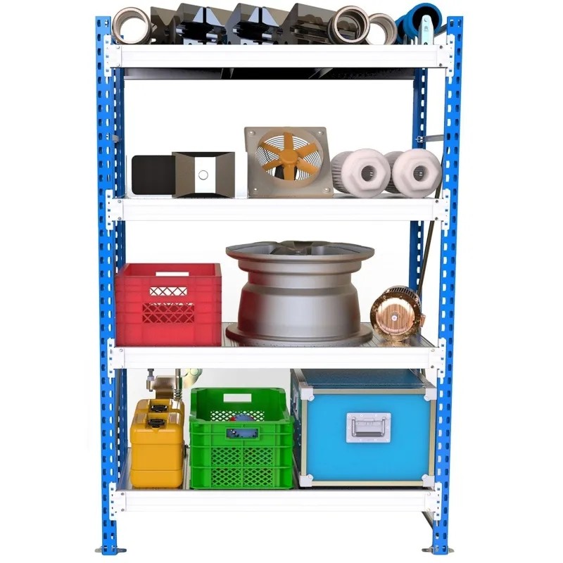 Стеллаж металлический MZ_SGR-V-1584-2,5 4 яруса 1500х800, Выс.2500