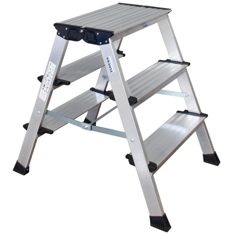 Подставка складная алюминиевая Krause Treppo 2x3 ступени 126030