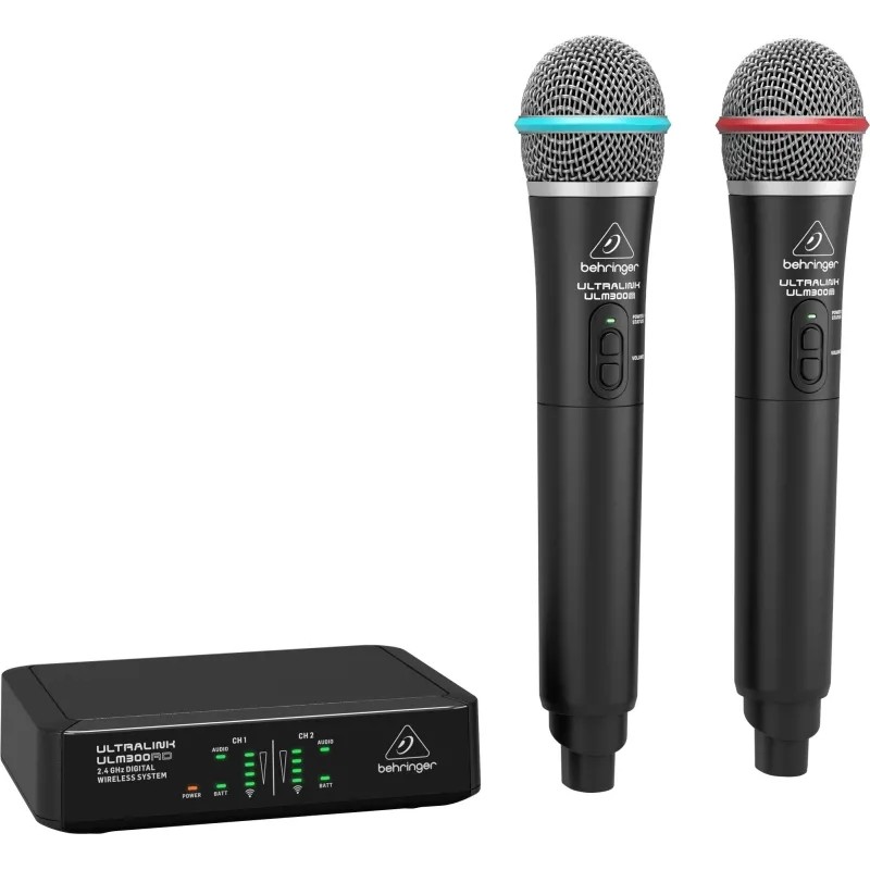 Радиосистема Behringer ULM302MIC, 2,4 ГГц, 2-х канальная, 2 ручных мкф