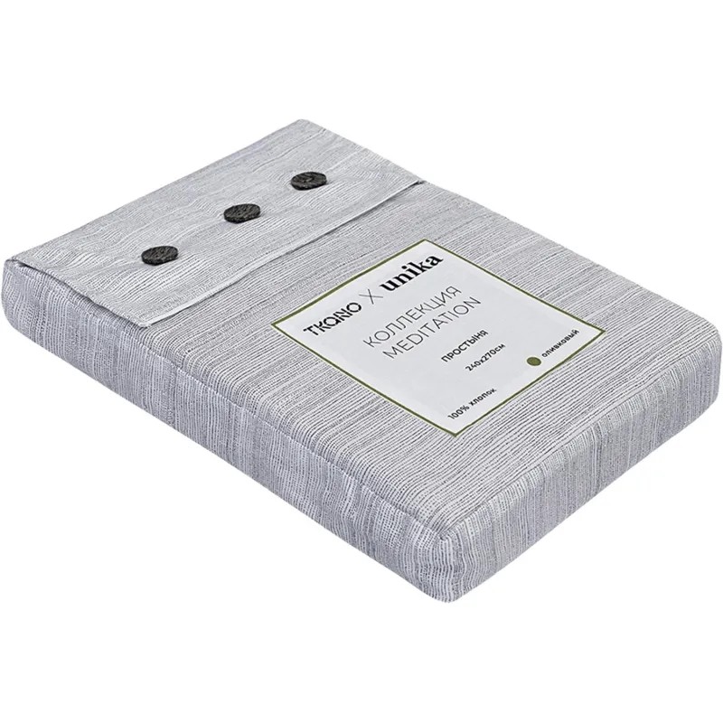 Простыня 240х270 из сатина, olive,TK24-SH0019