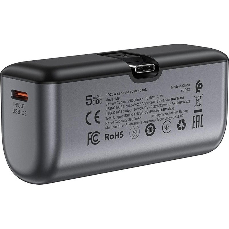 Внешний аккумулятор портативный ACEFAST (AF-M9-BK) 5000 PD20W черный
