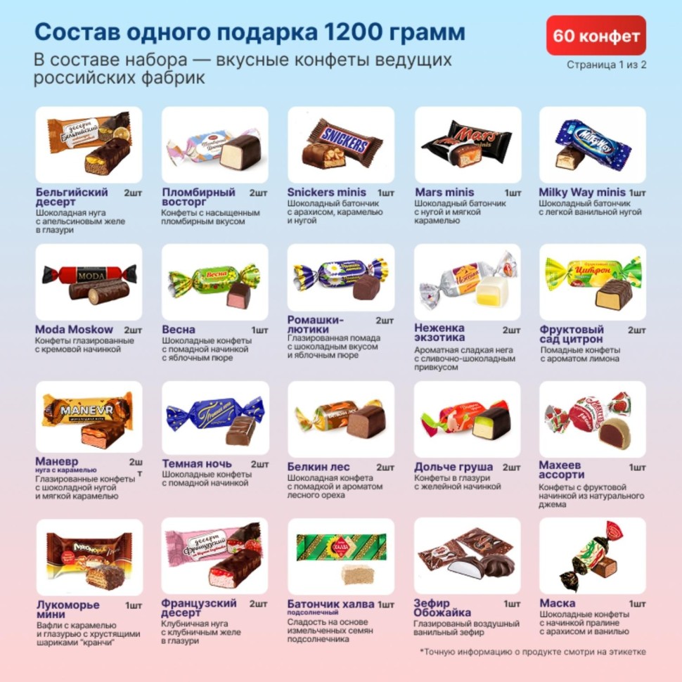 Новогодний сладкий подарок Пряничная карусель Картон 1200 грамм, K039