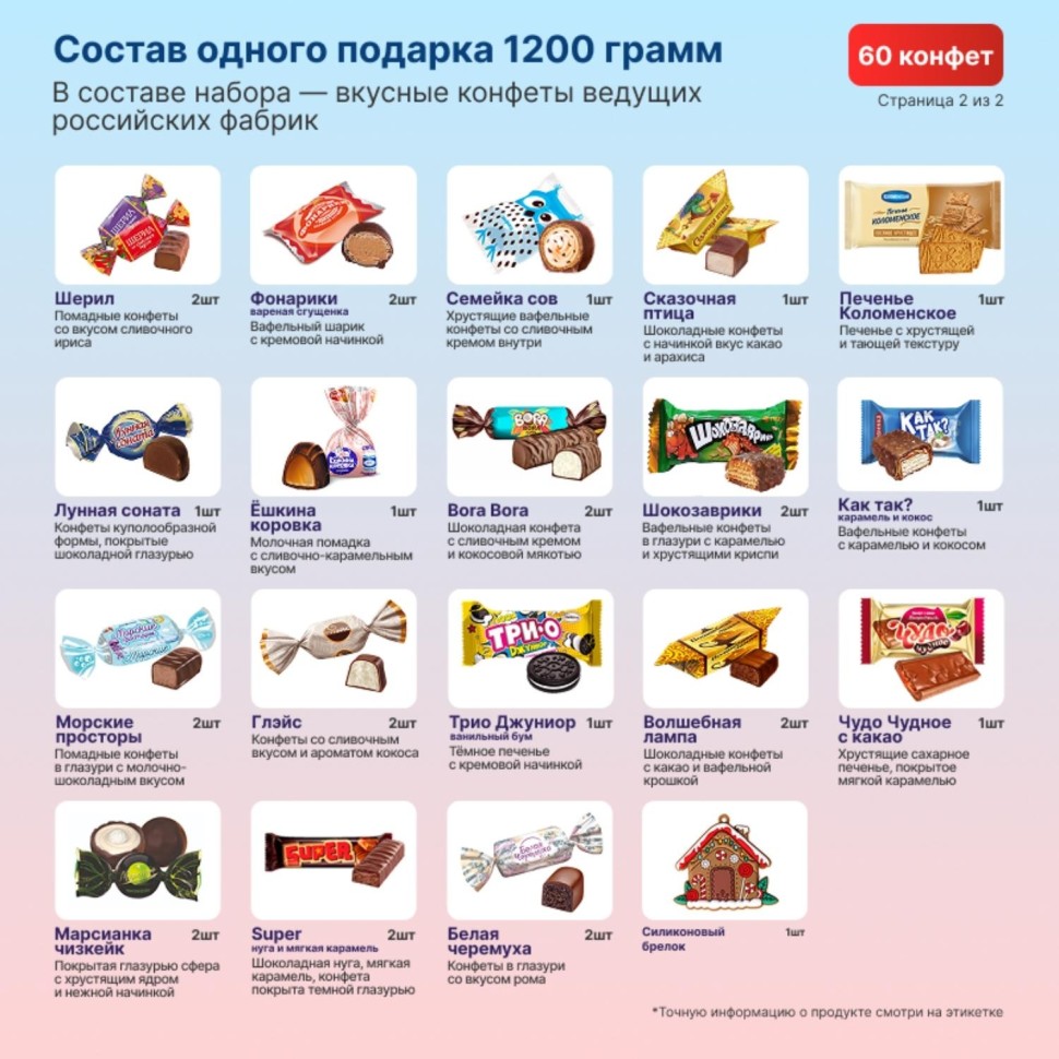 Новогодний сладкий подарок Пряничная карусель Картон 1200 грамм, K039