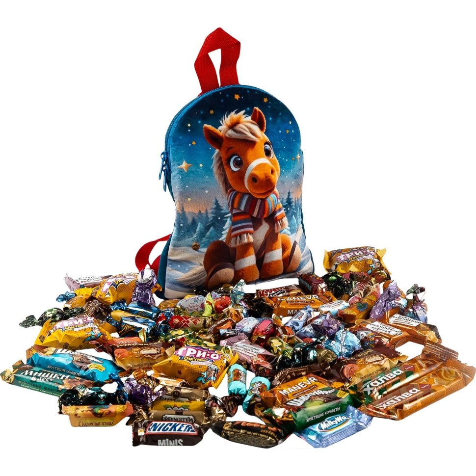 Новогодний сладкий подарок Азбука Праздника Сказочный конь 1200 г