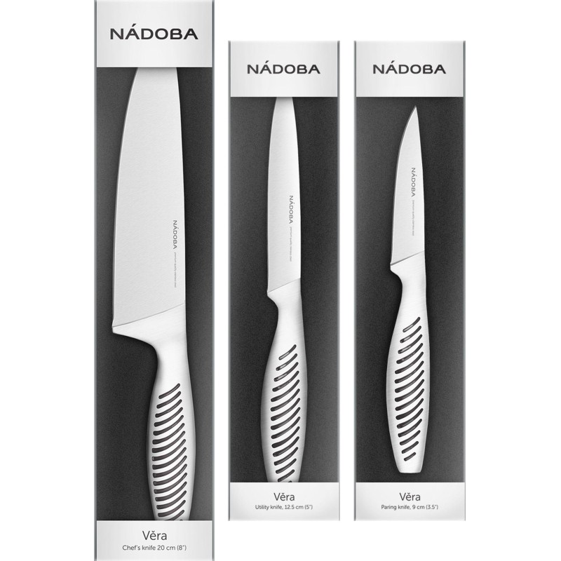 Набор ножей кохонных Шеф-повара NADOBA, серия VERA 3пр 724331