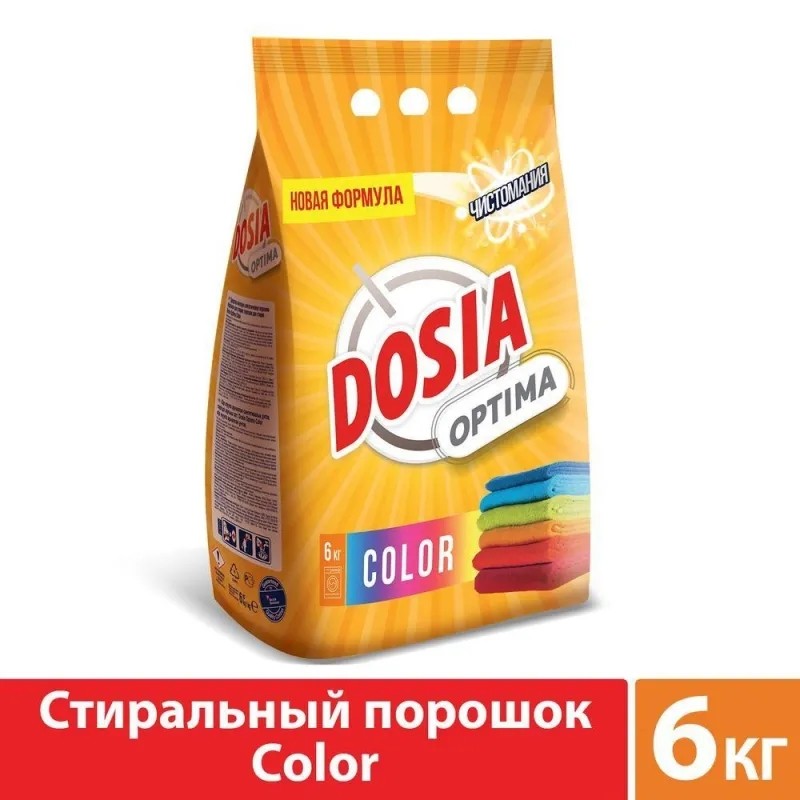 Порошок стиральный автомат Dosia Optima Color 6 кг