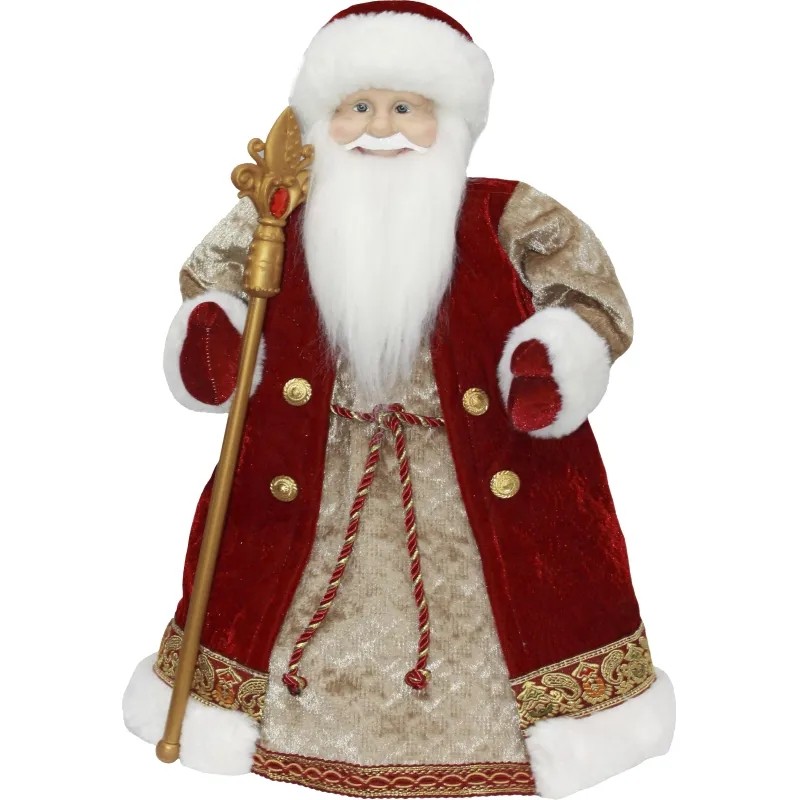 Новогодний сладкий подарок ДЕД МОРОЗ (красный с золотом )арт.CB2206-50 700г