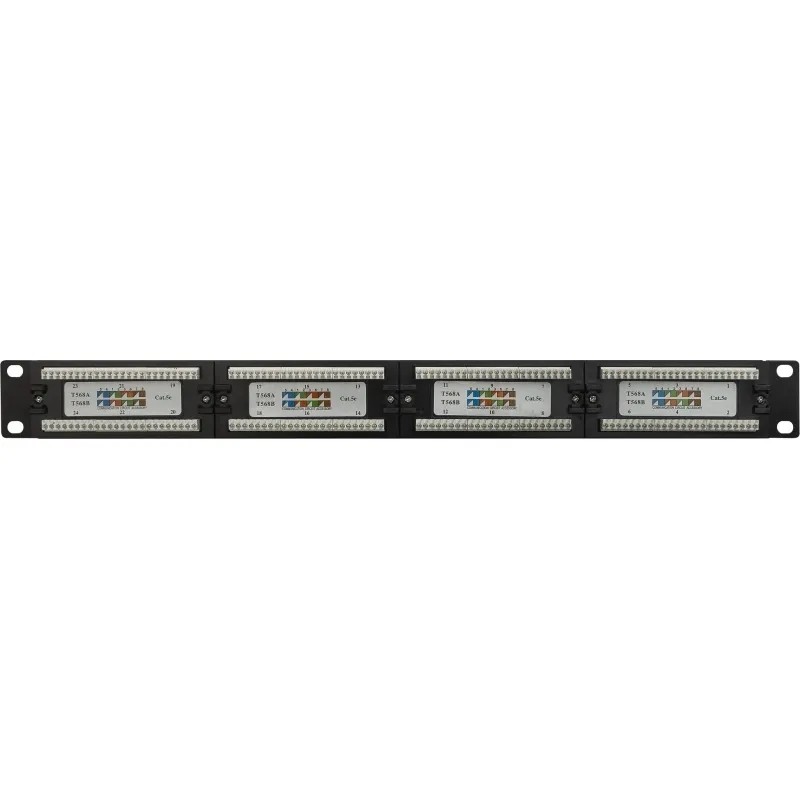 Патч-панель NEOMAX 19 1U NM-PP-1U24P-UC5E-D-101-BK