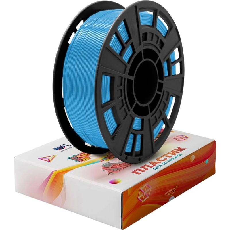 Катушка PLA+ пластик LIDER-3D Голубой