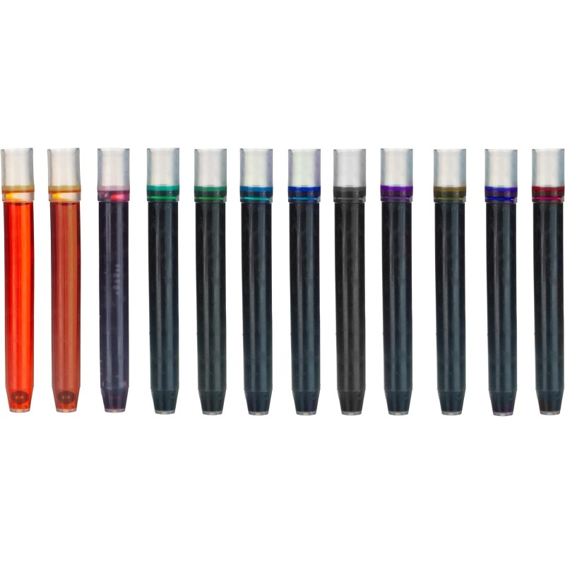 Чернила Чернильный картридж PILOT Parallel Pen 12 цветов 12 шт/уп IC-P3-AST