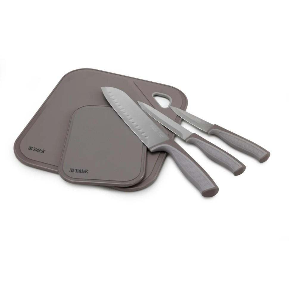 Набор ножей с разделочными досками КОМФОРТ