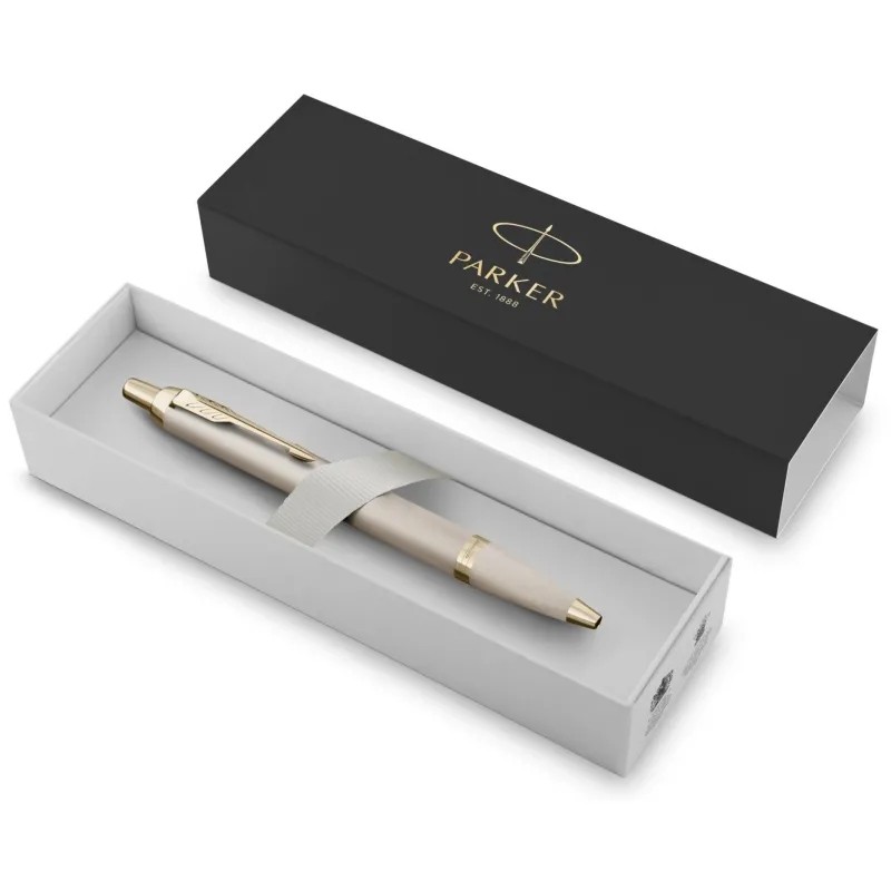 Ручка шариковая Parker IM Profess. Monochrome Champagne син1мм,кор 2172956