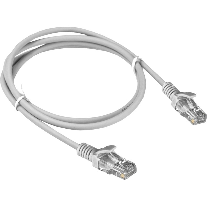 Патч-корд ExeGate UTP-RJ45-RJ45-5e-1,5M-LSZH-GY, cat.5e, 1.5м &lt;EX286382RUS