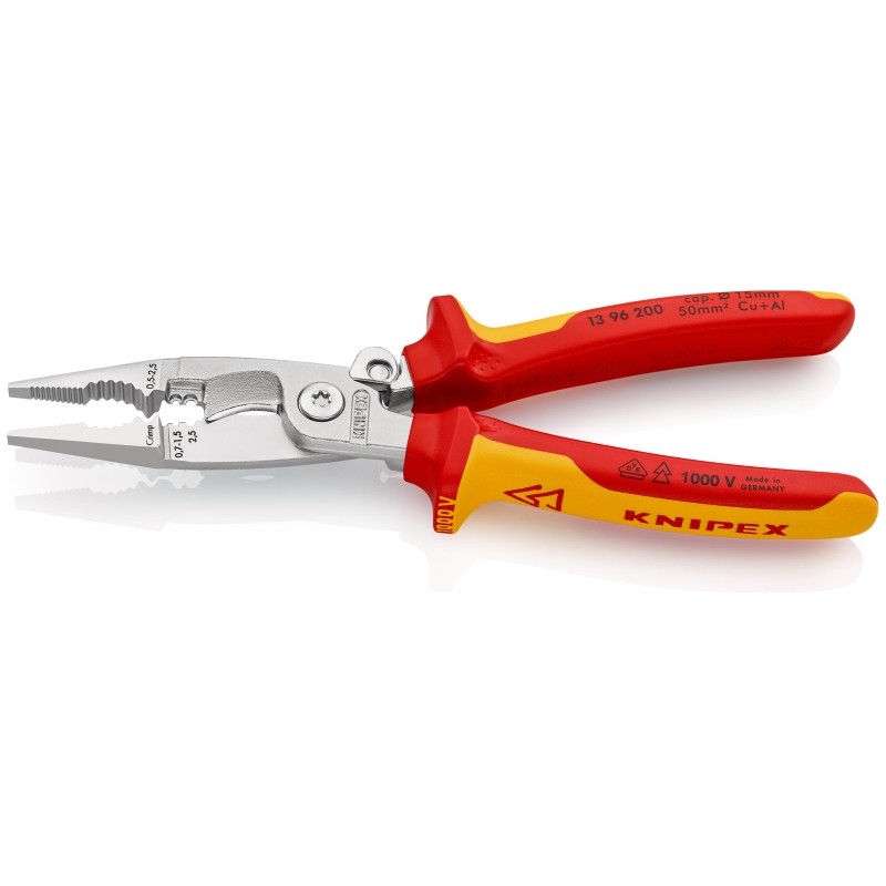Клещи электромонтажные VDE L-200 мм KNIPEX KN-1396200