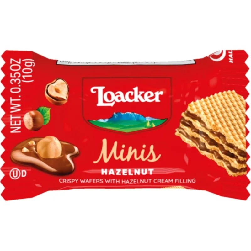 Вафли Loacker минис наполитанер 10гx200шт/уп