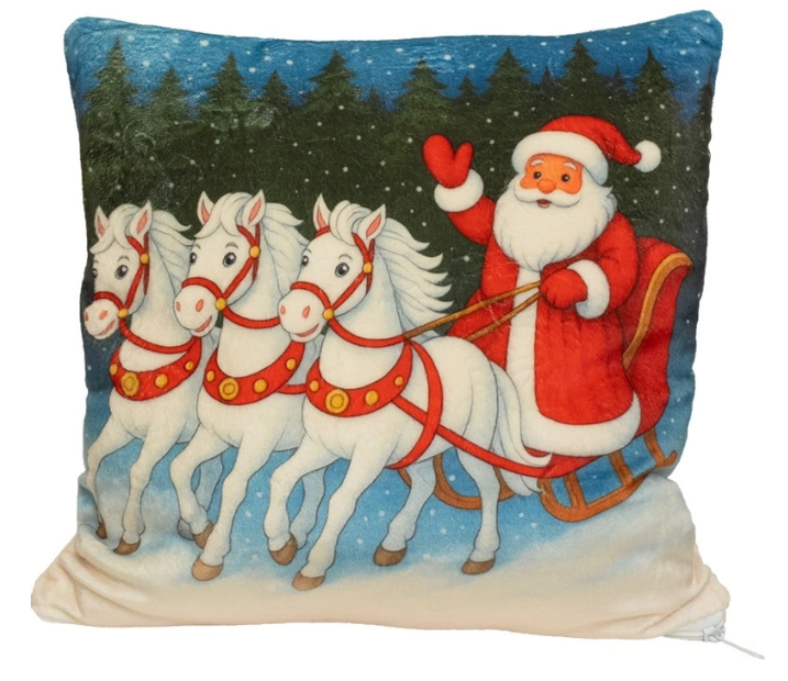 Новогодний сладкий подарок Подушка-тройка Подушка 1000 грамм, K041