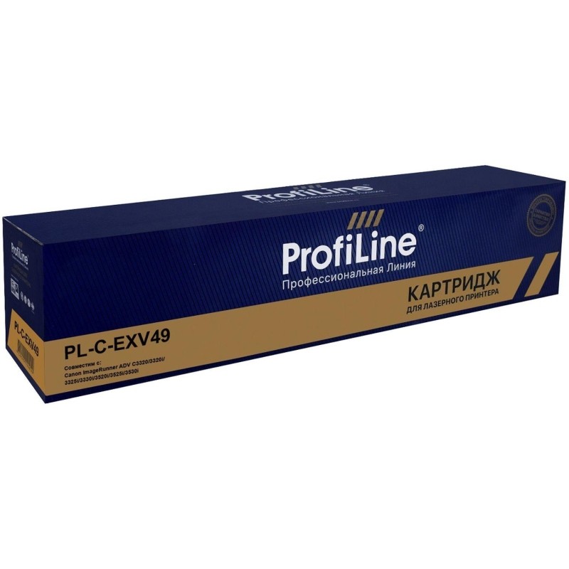 Тонер-картридж ProfiLine C-EXV49 BK (8524B002) чер. для Canon iR-ADV C33xx