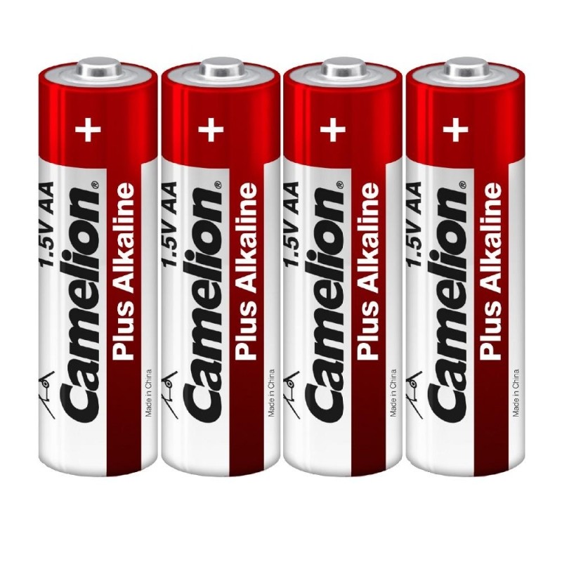 Батарейка Camelion AA/LR 6 Plus Alkaline SP-4 (LR 6-SP4, 1.5В)(4 шт в уп.)