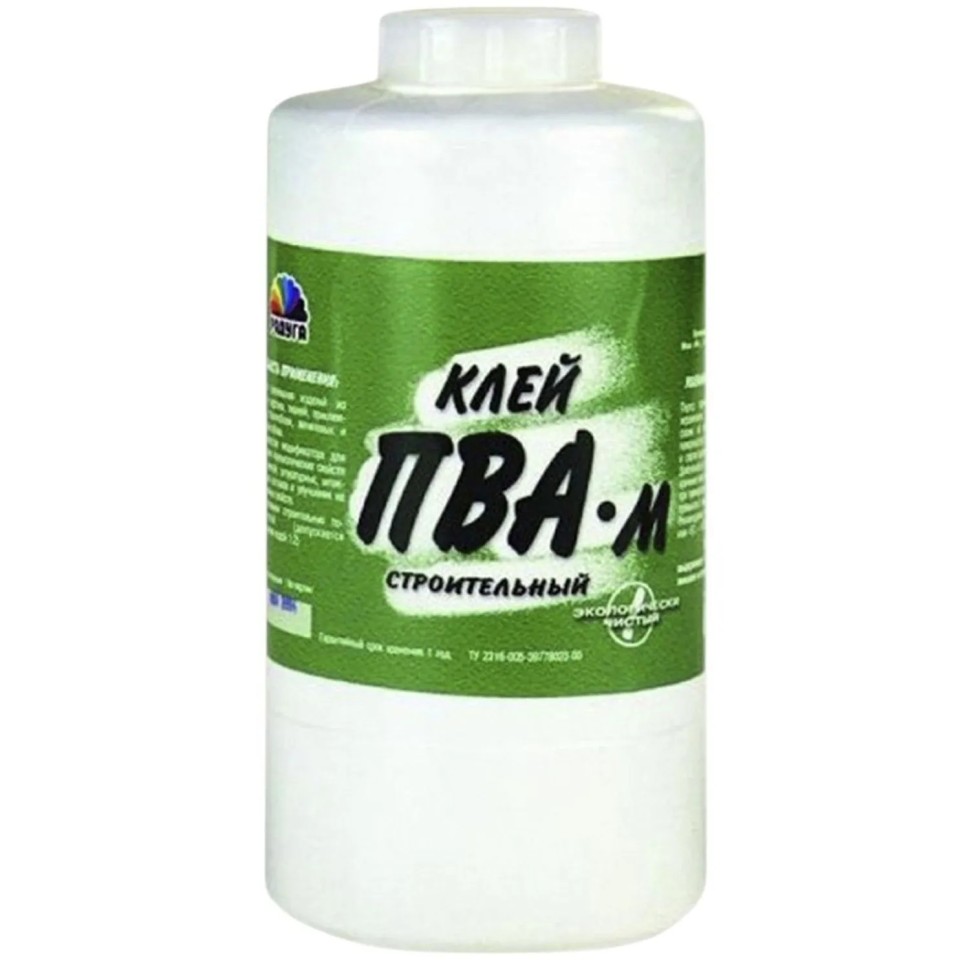 Клей ПВА строительный Магия Радуги 1 кг (4830) Клей ПВА строительный Магия Радуги 1 кг (4830)