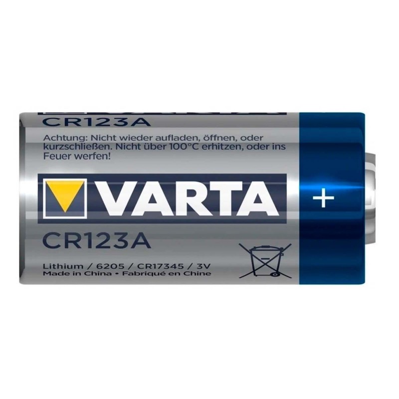 Батарейка Varta Professional CR123A 1шт Lithium 3V (6205) (1/10/100)