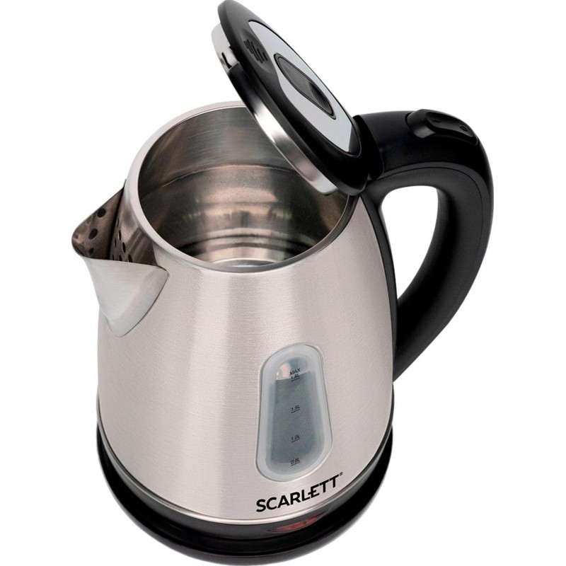Чайник SCARLETT SC-EK21S36, электрический, 2200Вт, 1.8л, сталь