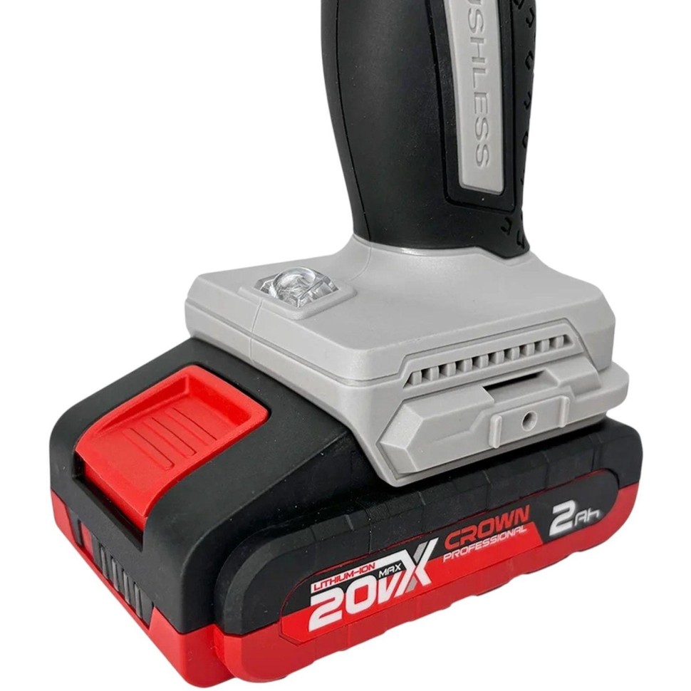 Дрель-шуруповерт аккумуляторная CROWN CT21131HMX-2 BMC