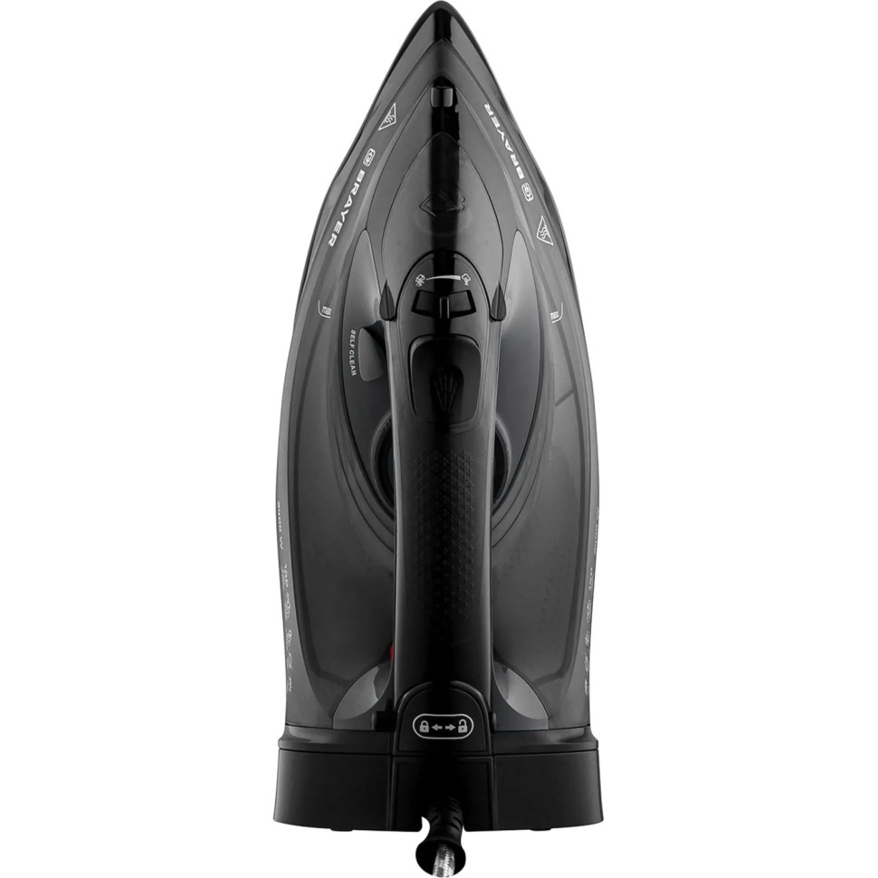 Утюг Brayer 4015BR,2400Вт,керам.140 г/мин,беспровод, 300 мл, черный