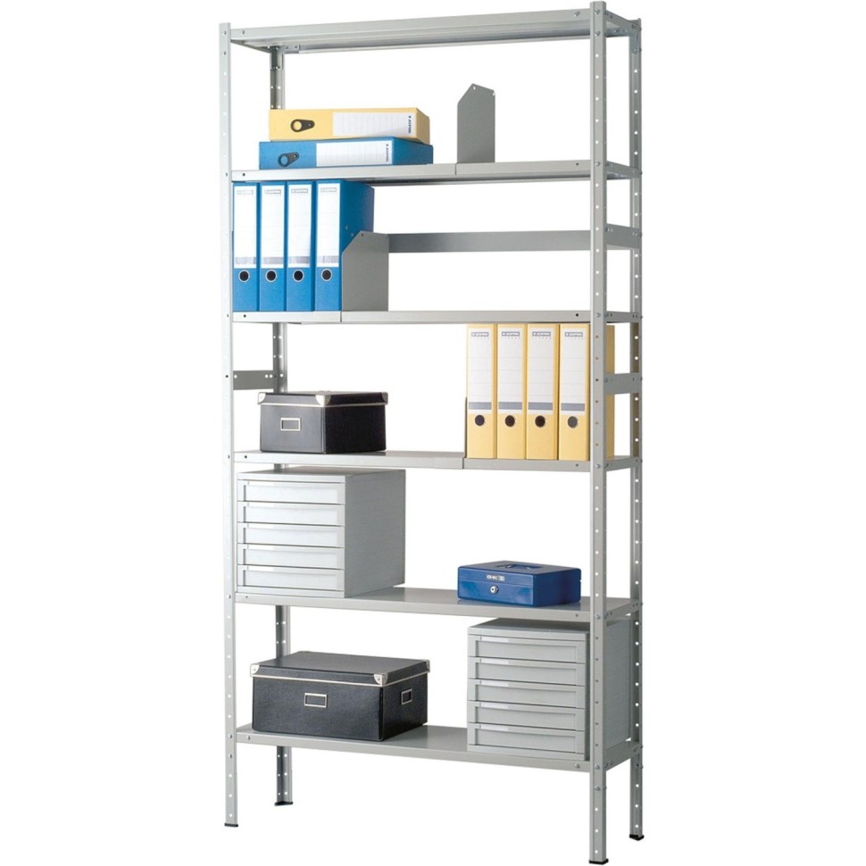 Стеллаж металлический MS Standart 200/100x30/6 полок