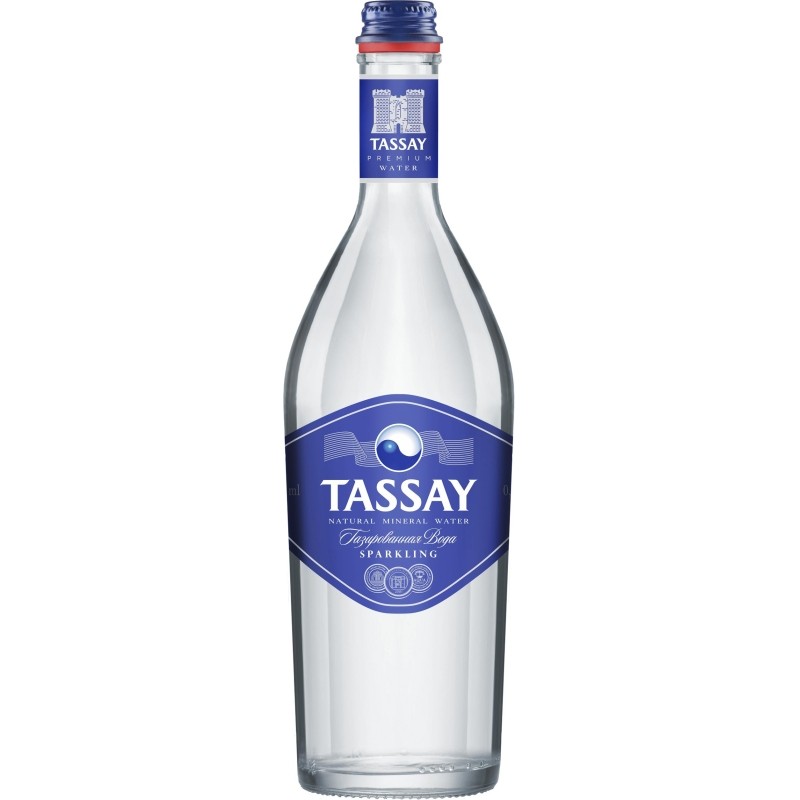 Вода минеральная TASSAY газированная стекло 0,75л
