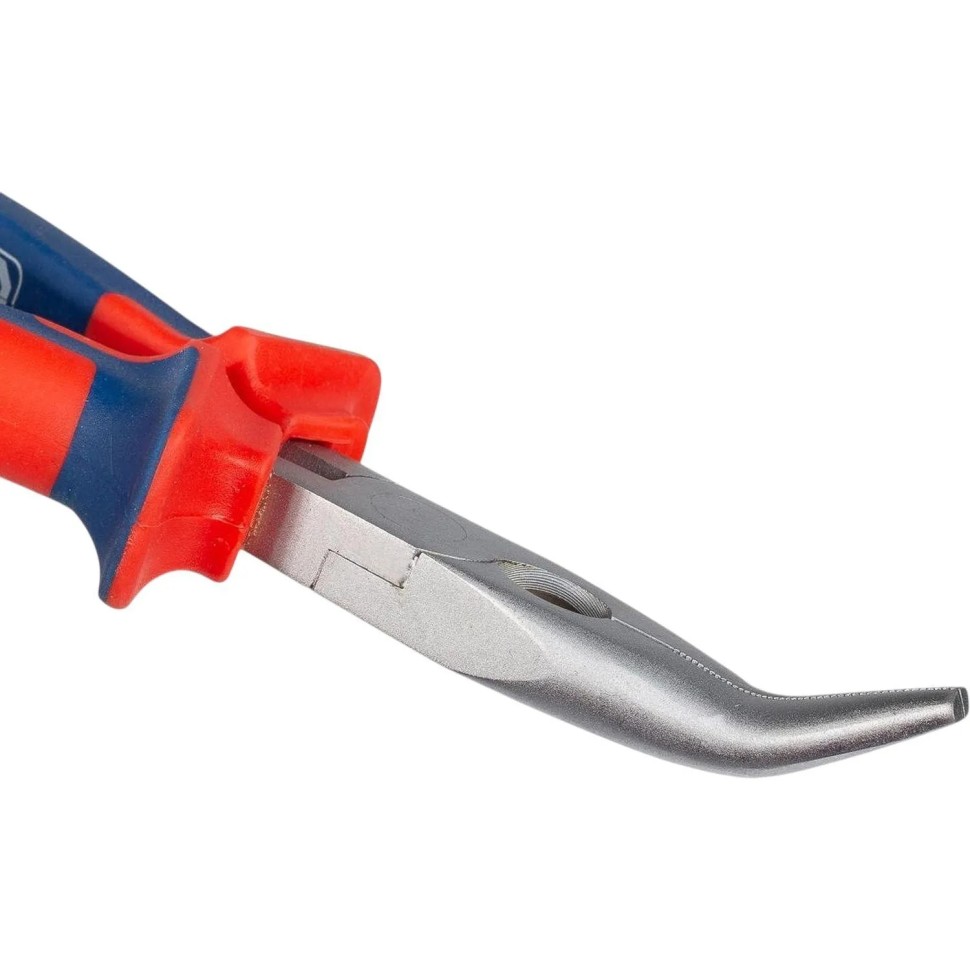 Длинногубцы изогнутые 160 мм серия МАСТЕР (КВТ) 77424