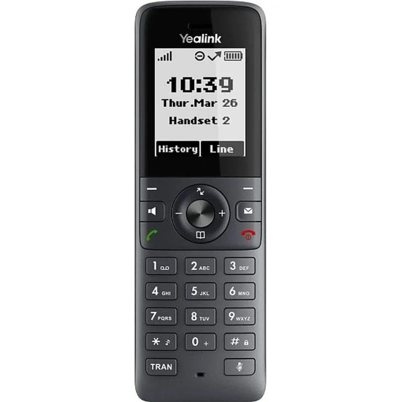 Радиотелефон Yealink DECT W71P (база W70B+трубка W71H) до 10 SIP-аккаунтов