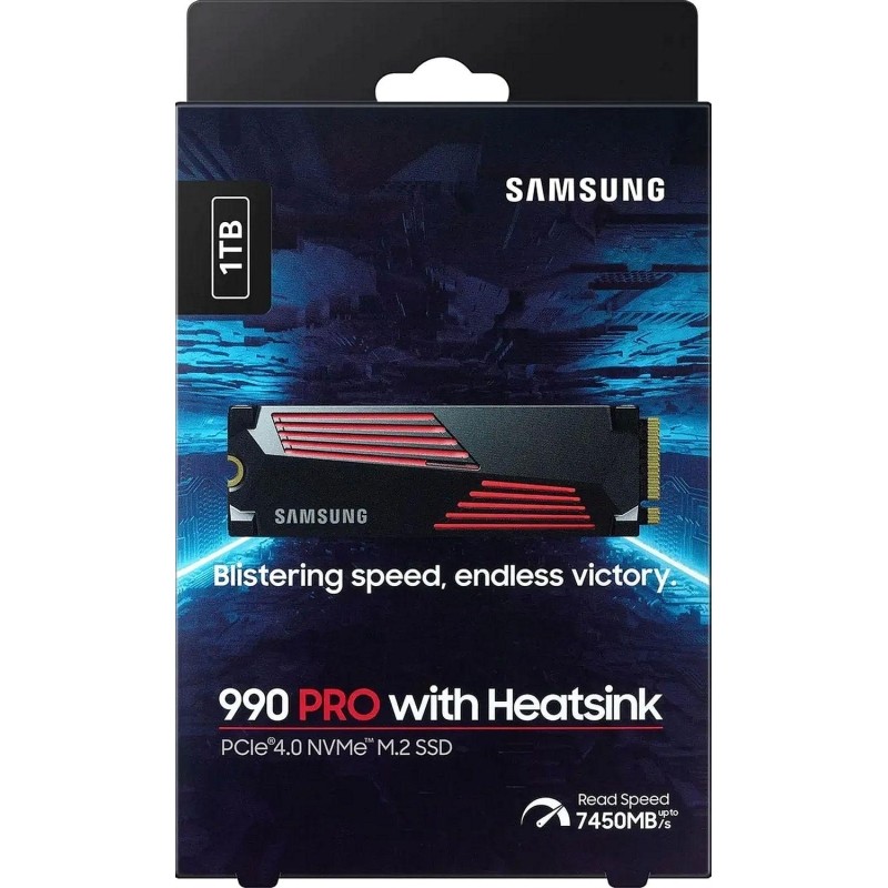 SSD накопитель Samsung SSD 990 PRO, 1Tb M.2PCIe 4.0 x4(MZ-V9P1T0CW)