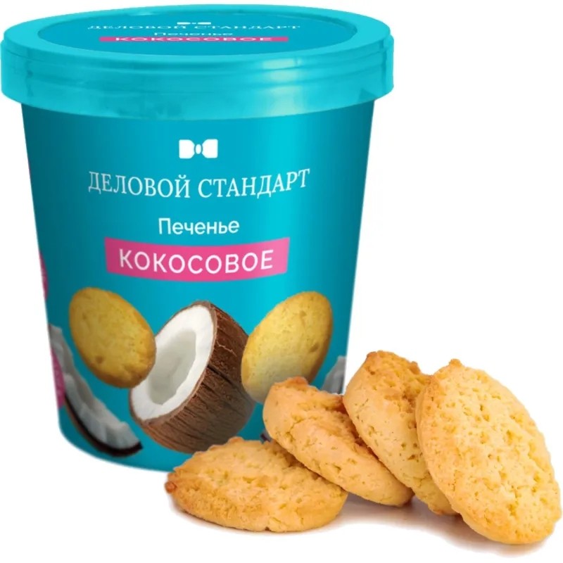 Печенье сдобное Деловой Стандарт Кокосовое 130г