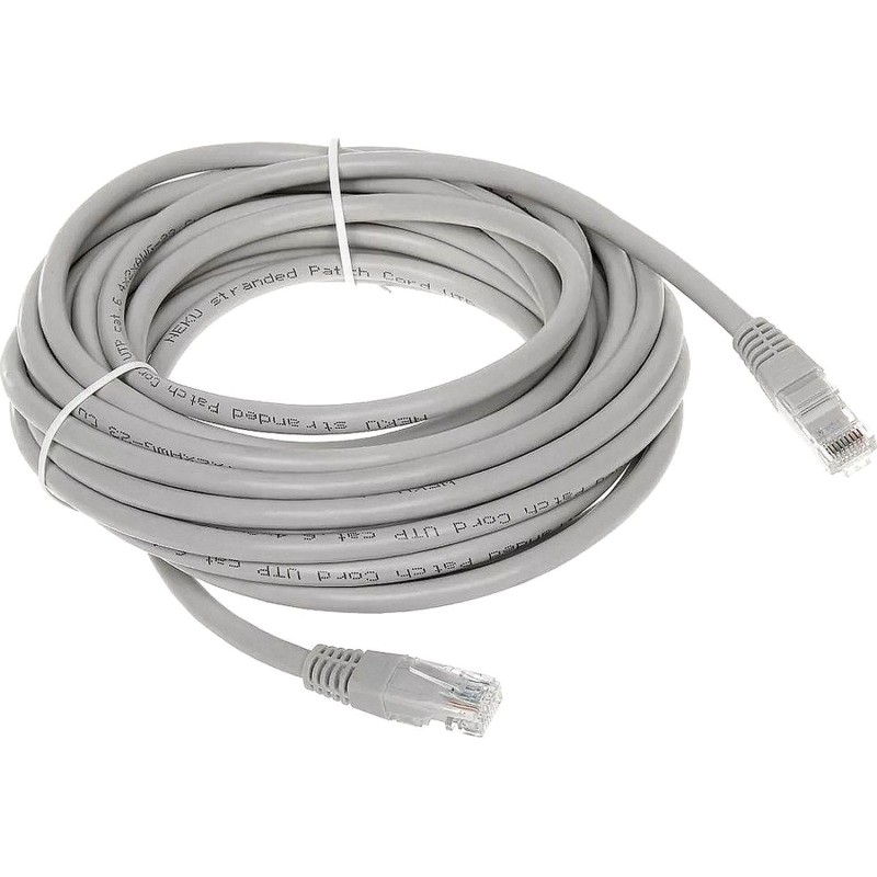 Патч-корд ExeGate UTP-RJ45-RJ45-5e-CU-10M-GY, 5e, 10м, серый &lt;EX282015RUS