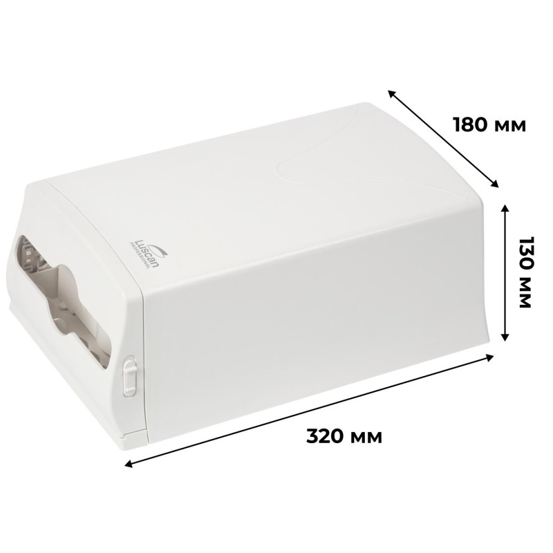 Диспенсер для салфеток Luscan Professional Optima maxline N4 белый