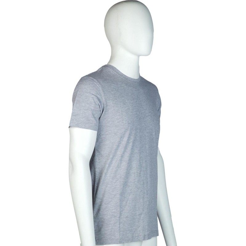 Футболка (160 г.) с кор.рукавом серый меланж (XXXL)