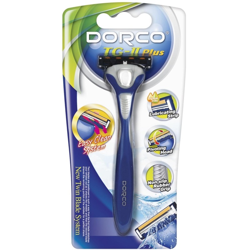 Бритва Dorco TNA3002, 1 см.кас., 2лез., крепл. SLALOM, плав.головка