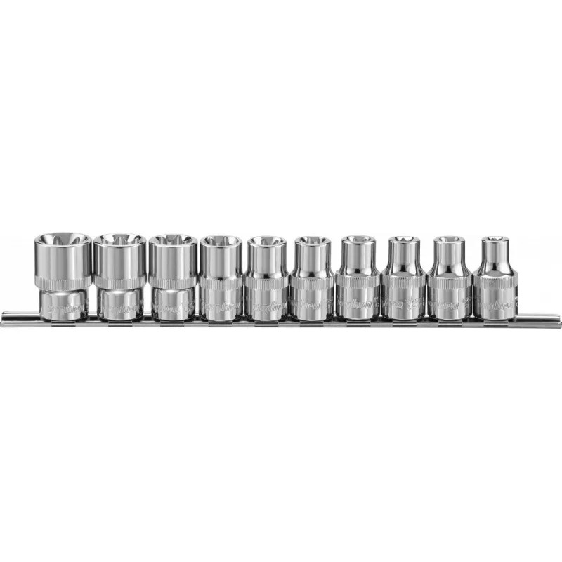 Набор головок торцевых 1/2DR,внешний TORX,E8-E24,10 предм.912610