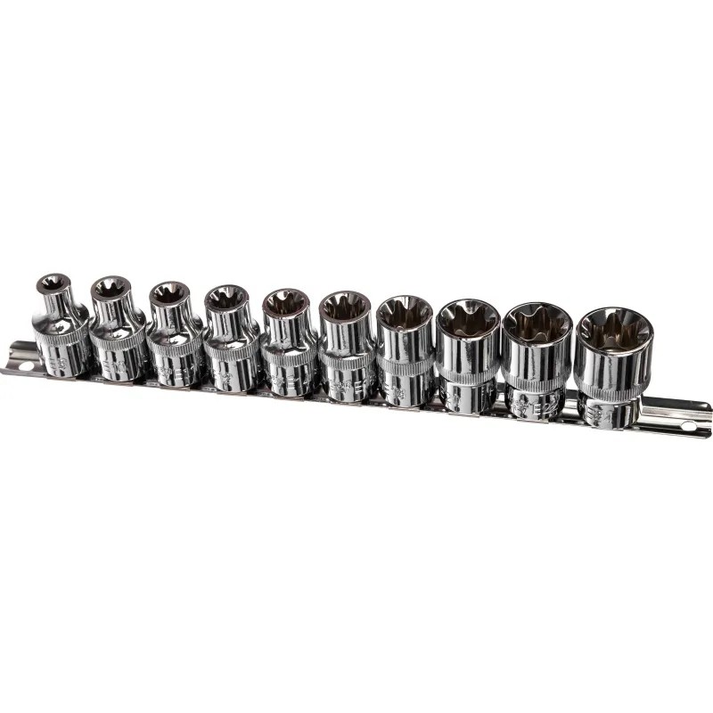 Набор головок торцевых 1/2DR,внешний TORX,E8-E24,10 предм.912610
